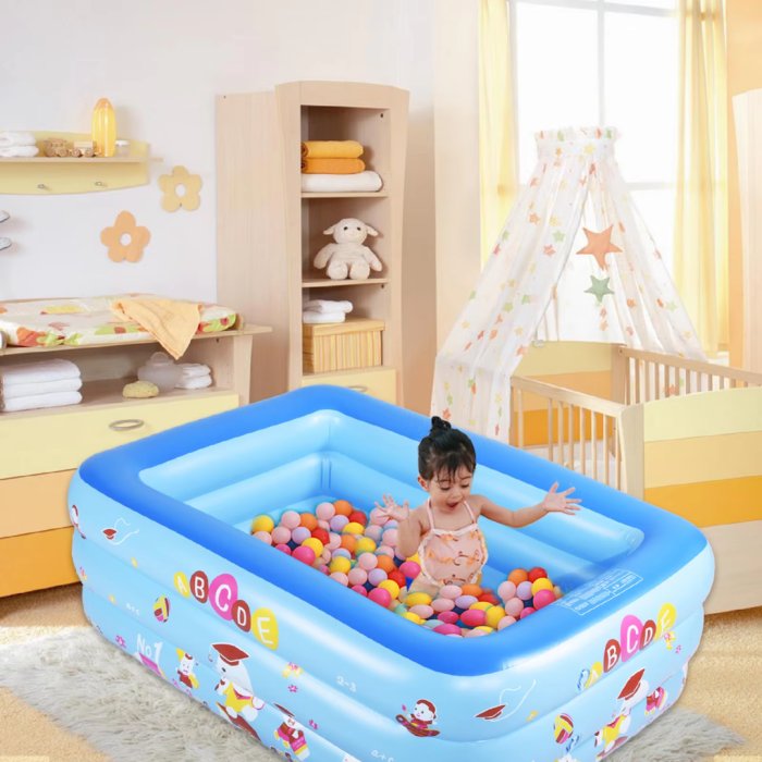 Bể Bơi Phao 3 Tầng 120cm Cho Bé KAW HOME – Không Gian Vui Chơi An Toàn Tại Nhà