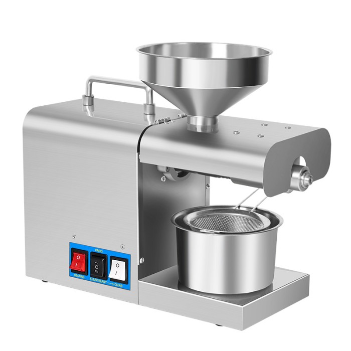 Máy Ép Dầu Thực Vật Mini 1500W K311 Inox Nguyên Khối – KAW HOME - Ép Đa Loại Hạt, Chế Độ Nóng & Lạnh, Dễ Dùng Cho Gia Đình