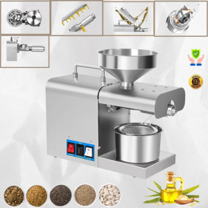 Máy Ép Dầu Thực Vật Mini 1500W K311 Inox Nguyên Khối – KAW HOME - Ép Đa Loại Hạt, Chế Độ Nóng & Lạnh, Dễ Dùng Cho Gia Đình