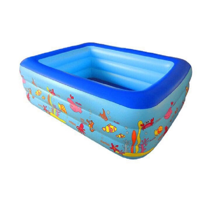 Bể Bơi Phao 3 Tầng 130cm Cho Bé KAW HOME – Thiết Kế Rộng Rãi, Bé Vui Cả Ngày
