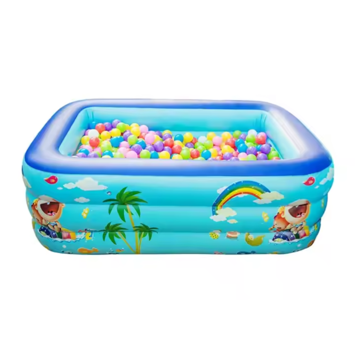 Bể Bơi Phao 3 Tầng 130cm Cho Bé KAW HOME – Thiết Kế Rộng Rãi, Bé Vui Cả Ngày