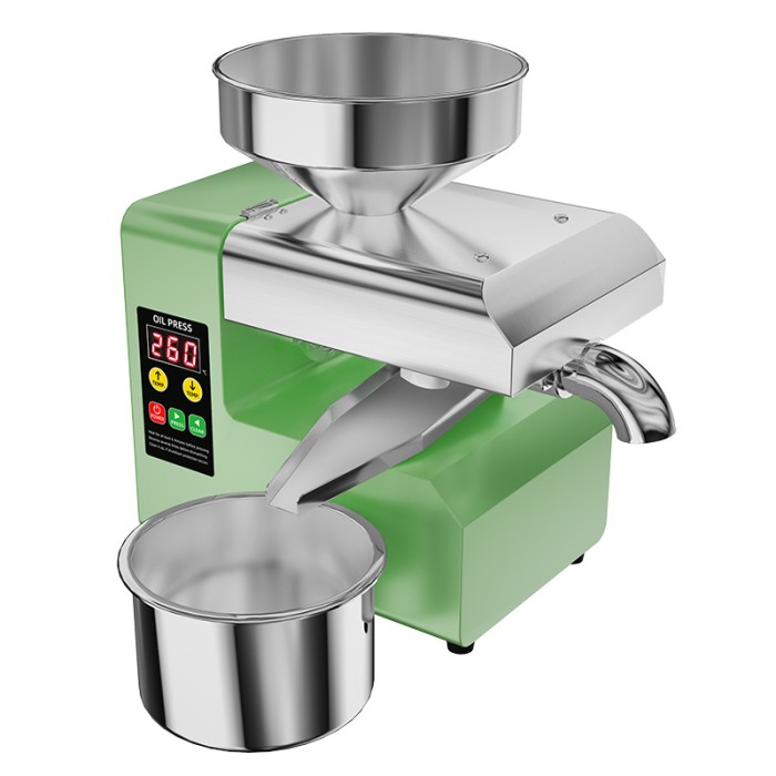 Máy Ép Dầu Thông Minh Màu Xanh Lá K66B – KAW HOME - Ép Đa Loại Hạt, Điều Khiển Tự Động, Thân Inox, Ép Nóng & Lạnh – Dành Cho Gia Đình Và Kinh Doanh Nhỏ