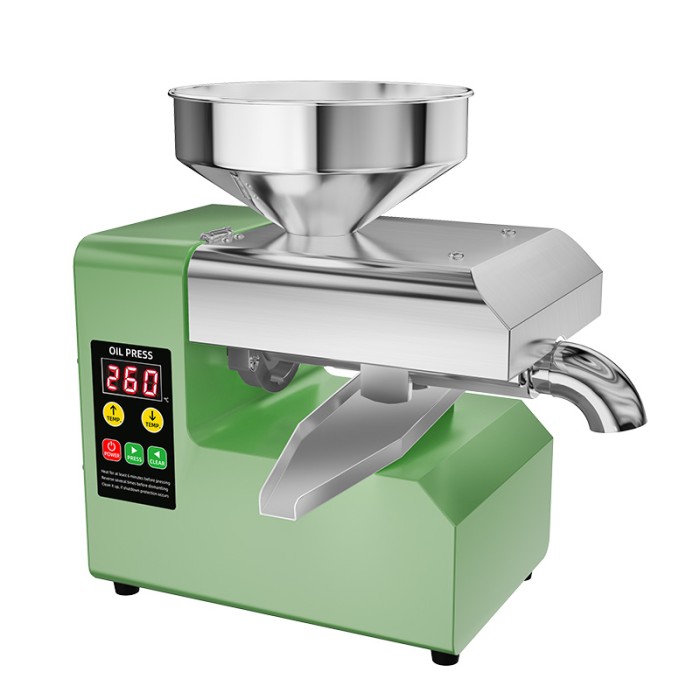 Máy Ép Dầu Thông Minh Màu Xanh Lá K66B – KAW HOME - Ép Đa Loại Hạt, Điều Khiển Tự Động, Thân Inox, Ép Nóng & Lạnh – Dành Cho Gia Đình Và Kinh Doanh Nhỏ