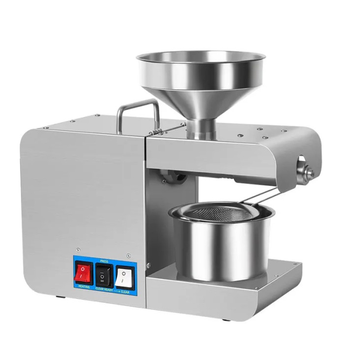 Máy Ép Dầu Mini Gia Đình Bằng Inox K311– KAW HOME - Ép Được Nhiều Loại Hạt, Thiết Kế Nhỏ Gọn, Dễ Dùng – Công Suất Cao, Tiết Kiệm Điện