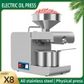 Máy Ép Dầu Mini Gia Đình Bằng Inox K311– KAW HOME - Ép Được Nhiều Loại Hạt, Thiết Kế Nhỏ Gọn, Dễ Dùng – Công Suất Cao, Tiết Kiệm Điện