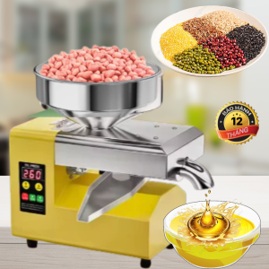 Máy Ép Dầu Gia Đình Thông Minh Kết Cấu Inox K66A – KAW HOME - Ép Dầu Tự Động, Điều Khiển Nhiệt Độ Chính Xác, Đa Năng, Ép Nóng – Ép Lạnh