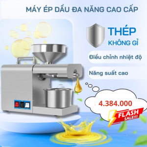 Máy ép dầu đa năng K311, Ép nhiều loại hạt, Ép kiệt bã, Hiệu suất cao