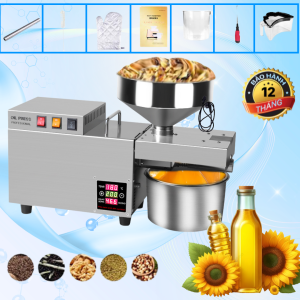 Máy Ép Dầu Ăn Đa Năng Giá Tốt K661– KAW HOME, Ép Nóng/Lạnh Tiết Kiệm Năng Lượng, Ép Đậu Phộng, Hướng Dương, Mè, Óc Chó