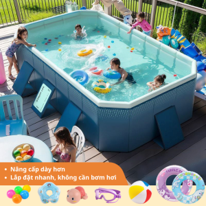 Bể bơi gấp gọn 2m1 KAW HOME – Thiết kế tiện lợi, gập nhanh, phù hợp 1–2 bé vui chơi tại nhà