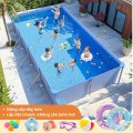 Bể bơi khung thép KAW 3m, Bể bơi gia đình cỡ lớn, Biến sân nhà thành khu nghỉ dưỡng thu nhỏ