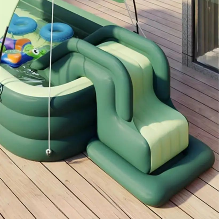 Cầu trượt bơm hơi rời KAW HOME – Dùng kèm bể bơi phao, dễ lắp, an toàn cho bé