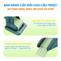 Cầu trượt bơm hơi rời KAW HOME – Dùng kèm bể bơi phao, dễ lắp, an toàn cho bé