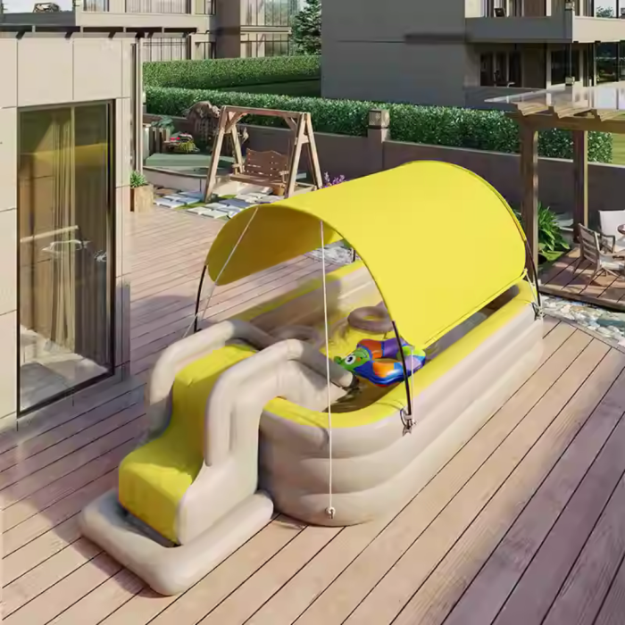 Cầu trượt hơi rời cho bể bơi KAW HOME – Gắn dễ dàng, dùng kèm bể phao 2m6 – 3m