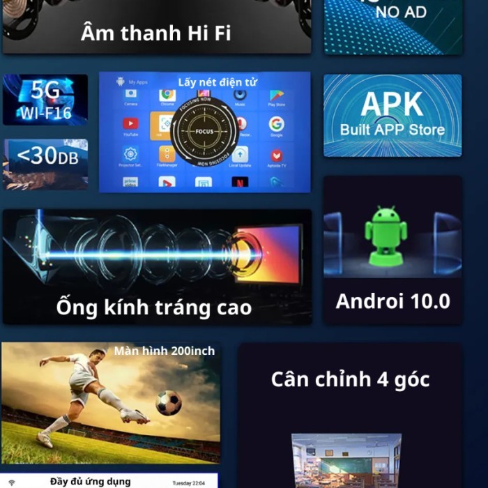 Máy chiếu Mini KAW KP960 – Giải pháp giải trí và trình chiếu gọn nhẹ, tiện lợi