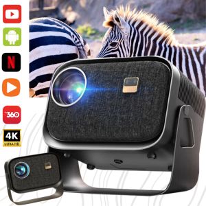 Máy Chiếu Kaw K550 – Độ Phân Giải Full HD 1080P, Hỗ Trợ 4K, Độ Sáng Cao, Loa Kép, Tự Động Lấy Nét – Dành Cho Gia Đình & Văn Phòng