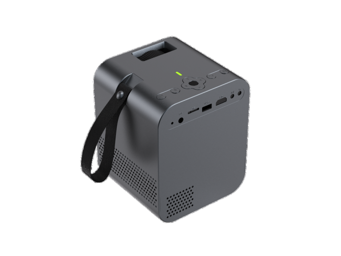 Máy chiếu mini KAW 007C – Full HD 1080P, Android 9.0, WiFi, Bluetooth, hỗ trợ 4K, nhỏ gọn tiện lợi