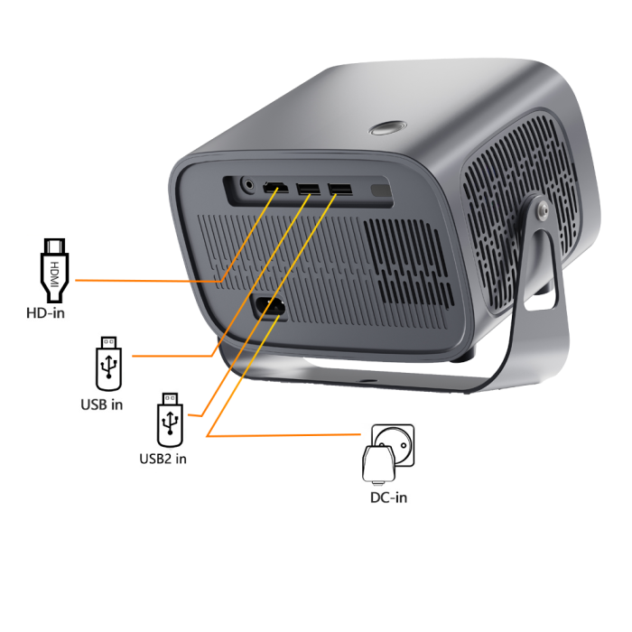 Máy chiếu mini 4K K670 Plus – Rạp chiếu phim tại gia tiện lợi