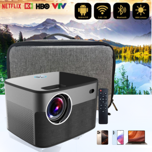 Máy Chiếu Mini KAW KP980 Kết Nối Điện Thoại Âm Thanh Rạp Chiếu Phim, Hình Ảnh 4K
