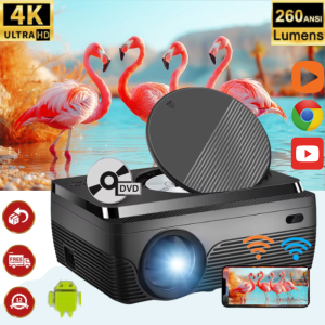 Máy Chiếu KAW 007D - "Rạp Phim Di Động" Đa Năng, Hình Ảnh Sắc Nét Chuẩn 1080P