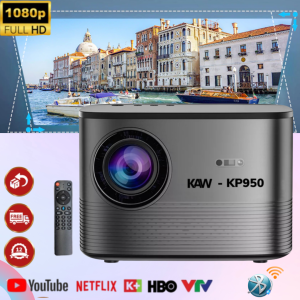 Máy chiếu mini KAW-KP950 Plus hỗ trợ video 4k hình chiếu siêu lớn Phiên bản siêu nét cao cấp copy