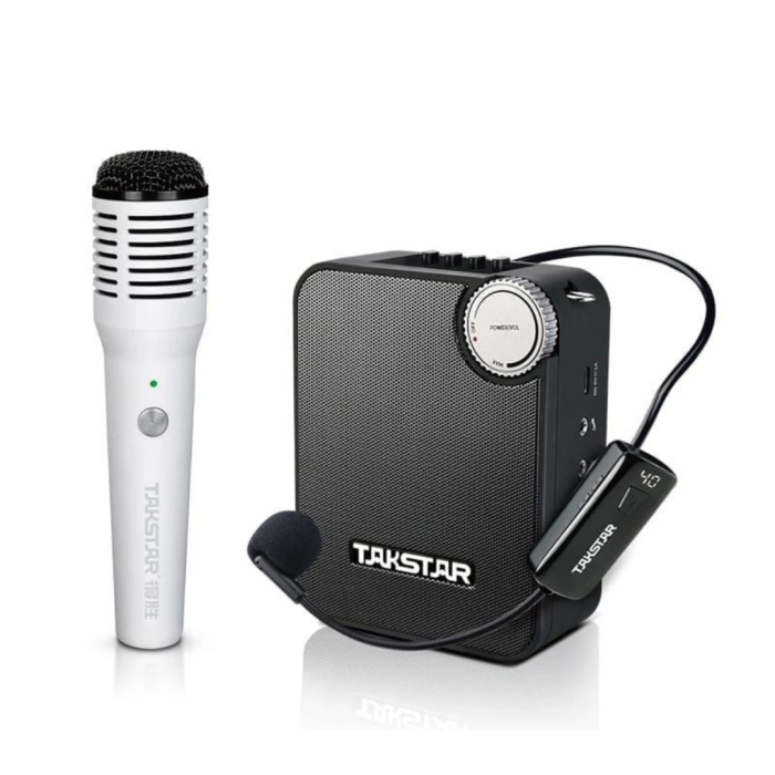 Máy Trợ Giảng KAW Takstar E500W – Công Suất 20W, Sóng UHF 40m, Chống Hú Rít, Pin Dung Lượng Lớn, Bluetooth 5.0