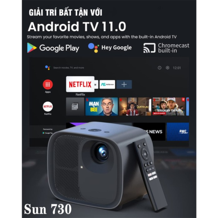 Máy Chiếu Mini KAW-SUN 730 – Giải Pháp Trình Chiếu Hiện Đại Cho Gia Đình & Văn Phòng
