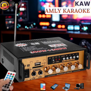 Amply BT198B-B Đa Năng 600W — Bluetooth Karaoke Gia Đình Hoàn Hảo!