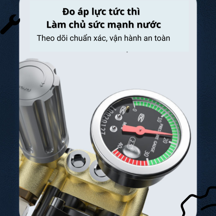 Máy rửa xe KAW lõi đồng, Công suất lớn, Siêu bền, Áp lực mạnh, Làm sạch mọi vết bẩn