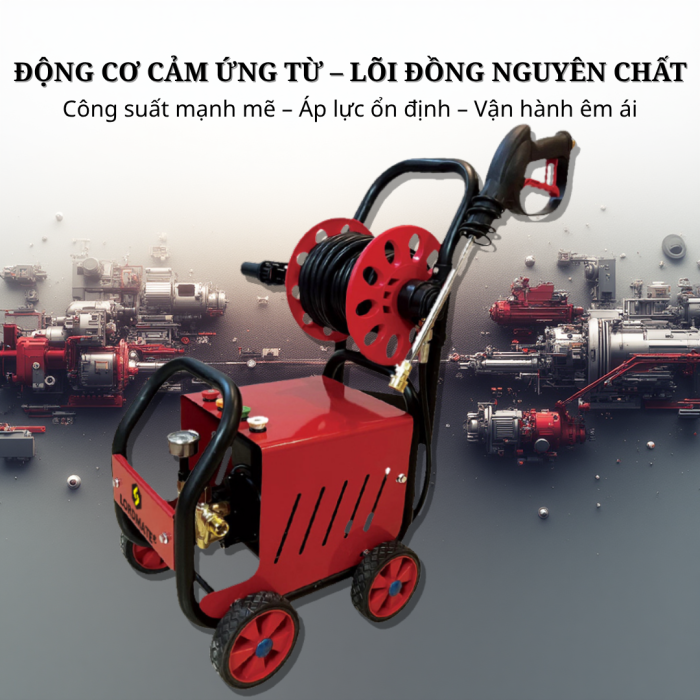 Máy Rửa Xe KAW K-3500X ExtraWash Công Suất Lớn, Động Cơ Bền Bỉ