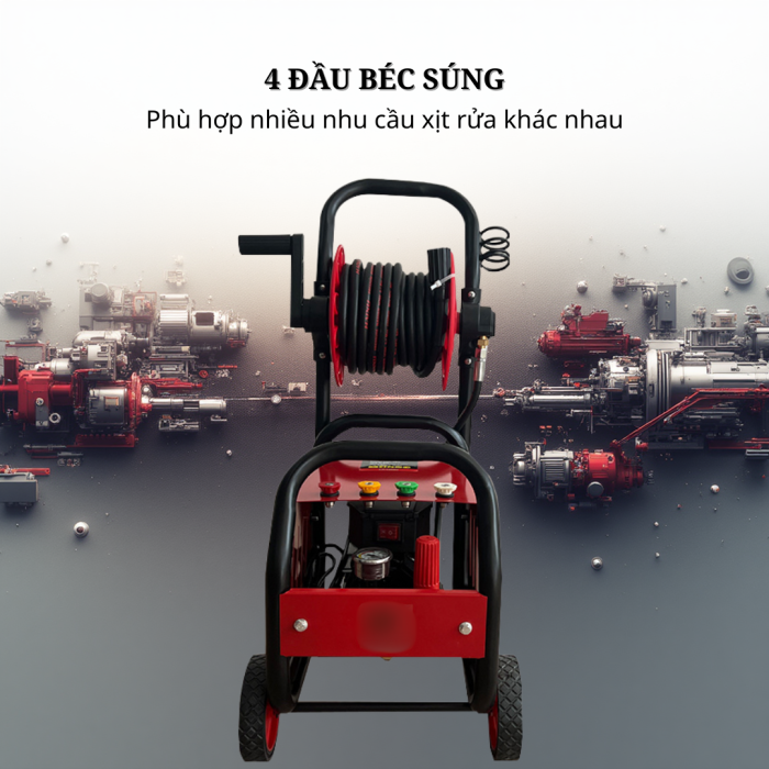 Máy Rửa Xe KAW K-3500X ExtraWash Công Suất Lớn, Động Cơ Bền Bỉ