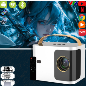 Máy chiếu Mini KAW K660 Plus hệ điều hành android, hỗ trợ video 4K, Tự động lấy nét copy