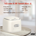 Nồi Cơm Điện Tử KAW Smart Rice 3L - Đa Năng 8 Chế Độ, Lòng Nồi Inox 304 Cao Cấp