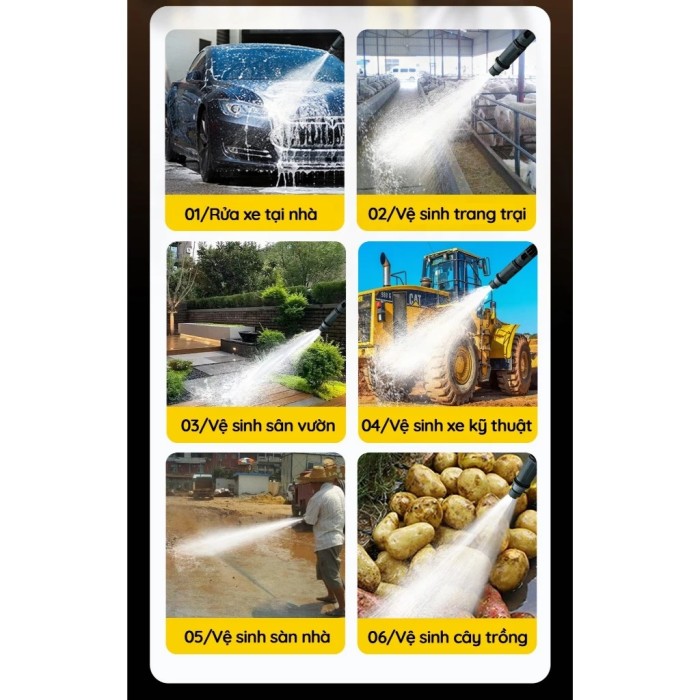 MÁY RỬA XE ÁP LỰC CAO KAW 333K – CÔNG SUẤT 3000W