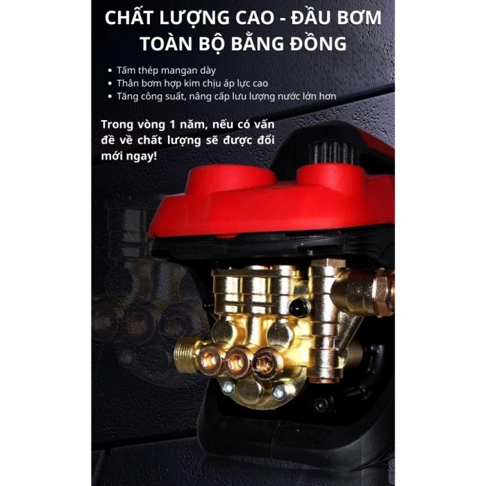 Máy Rửa Xe KAW K-3500X ExtraWash Công Suất Lớn, Động Cơ Bền Bỉ copy