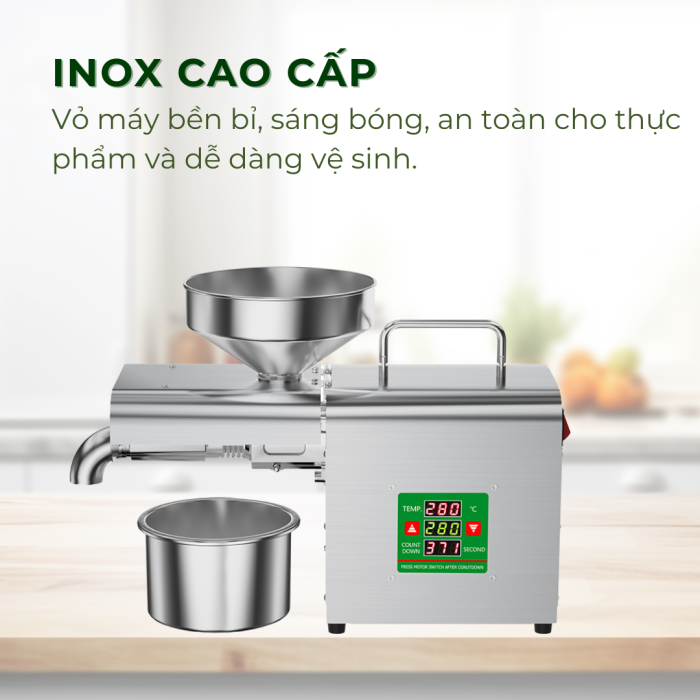 Máy Ép Dầu KAW Artisan Series 9 - Ép Nóng Lạnh, Tùy Chỉnh Nhiệt Độ, Giữ Trọn Dưỡng Chất