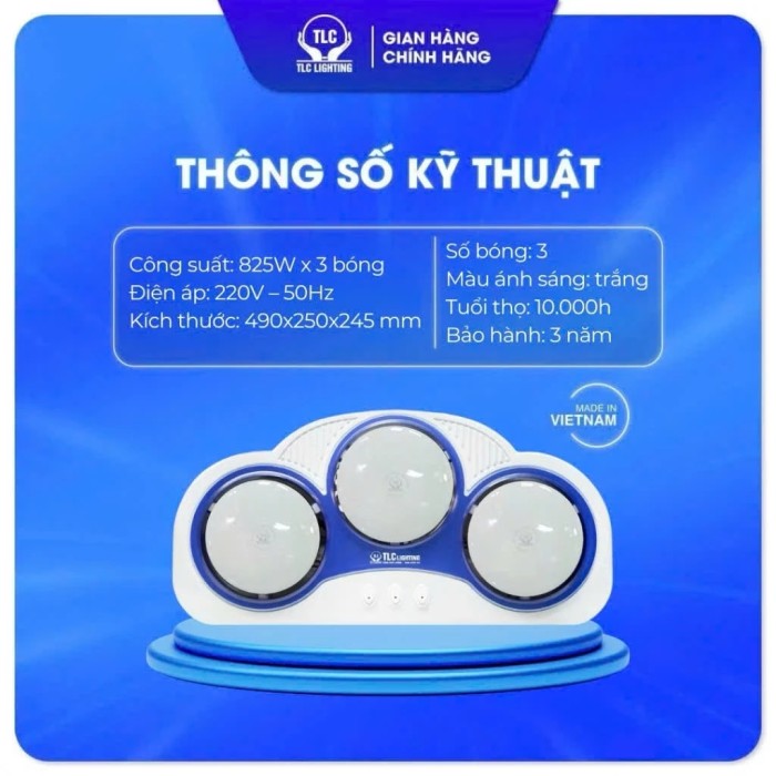 ĐÈN SƯỞI NHÀ TẮM AN TOÀN SỬ DỤNG TRONG GIA ĐÌNH LOẠI 2 BÓNG, 3 BÓNG TIẾT KIỆM KAW – CHÍNH HÃNG TỪ TLC LIGHTING