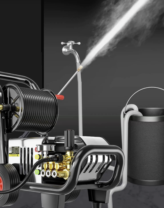 Máy Rửa Xe KAW 3000W Chính Hãng – Motor Cảm Ứng Từ, Áp Lực Cao, Full Phụ Kiện, Làm Sạch Nhanh