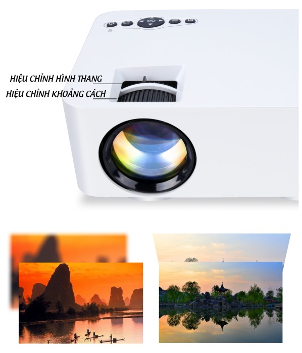 Máy Chiếu Mini KAW Koogold 002C – Công Nghệ LCD, Kết Nối HDMI