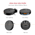 Robot Hút Bụi Lau Nhà KAW Smart 281Y – Hút & Lau 2 Trong 1, App Điều Khiển