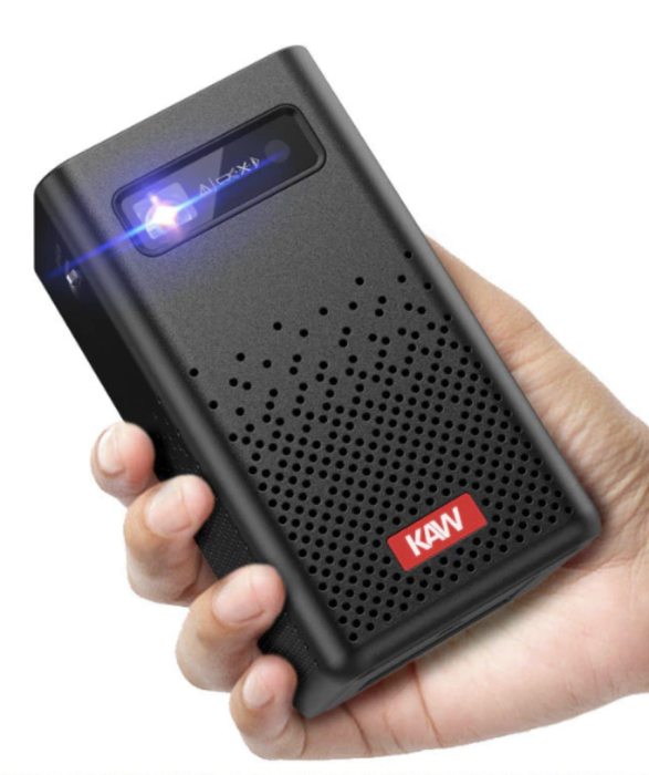 Máy Chiếu Mini KAW SKY 009 MAX – DLP 400 ANSI, 1080P, Pin 8000mAh, Android 9.0, Chiếu Ngoài Trời – Hỗ Trợ 4K