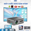 Máy Chiếu KAW HY6W – Rạp Phim Mini 1080P, Android 9, 3D, Chiếu 42–180 Inch