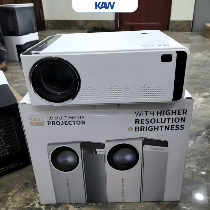 Máy Chiếu KAW MC016 – Full HD 1080P, Android 9, Xem Phim & Chơi Game