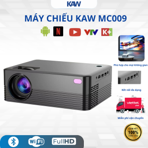 Máy Chiếu Mini KAW MC009 – HD 720P, Android 9, LED, Giải Trí Tại Gia