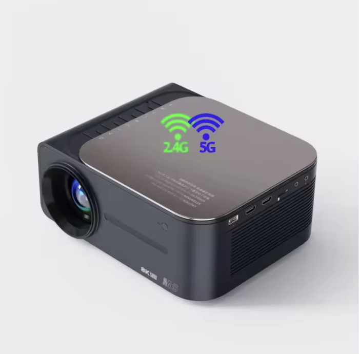 Máy Chiếu KAW MC005 – Full HD 1080P, 400 ANSI, Android 9, WiFi 2.4G/5G, Hỗ Trợ 4K