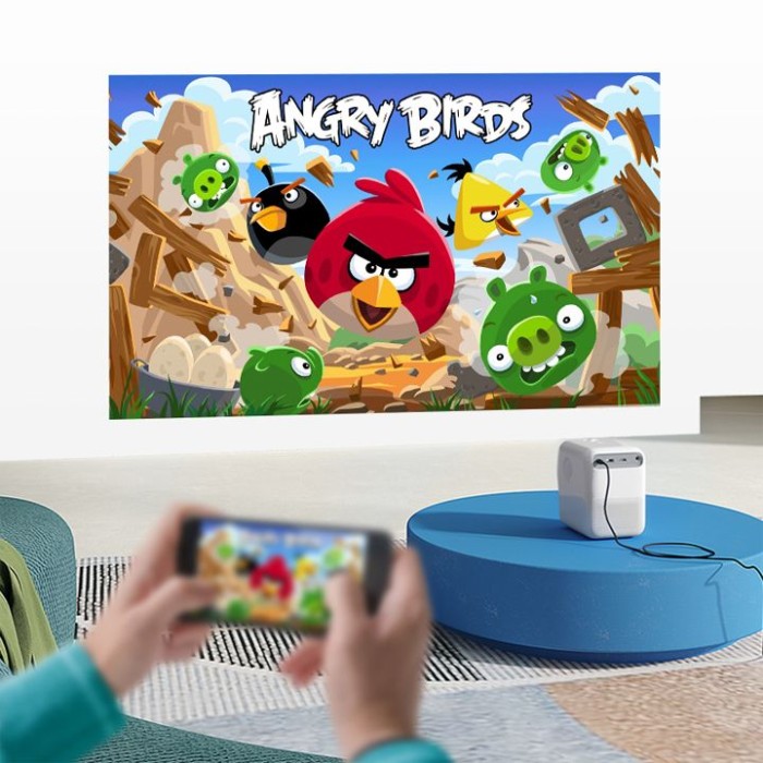 Máy Chiếu Mini KAW Wanbo T2 Max LED 1080P – Short Throw, Loa Tích Hợp