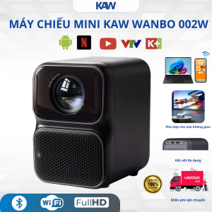 Máy Chiếu Mini Kaw Wanbo 002W Full HD 1080P – Hỗ Trợ HDR10, WiFi, Bluetooth