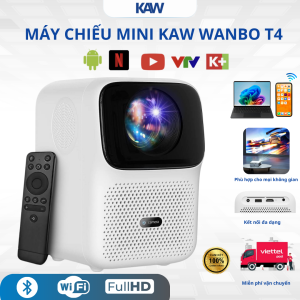 Máy Chiếu KAW Wanbo T4 Full HD 1080P – HDR10+, Loa Hi-Fi, Android