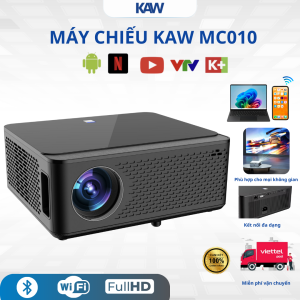 Máy chiếu KAW MC010 – 1080P, Full HD, HIFI, Android 12, Màn hình lớn