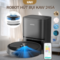 Robot hút bụi tự đổ rác KAW 245A – Lực hút 5000Pa, điều hướng Laser LDS, điều khiển App