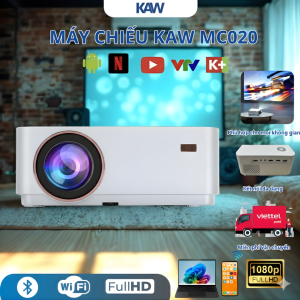 Máy Chiếu KAW MC020 – Full HD 1080P, Mini Portable, Android, 300 ANSI, Home Theater